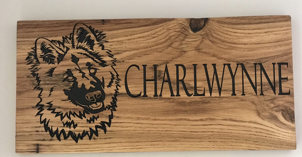 Oak House Sign Cnc Engraved All About The Olive Wood